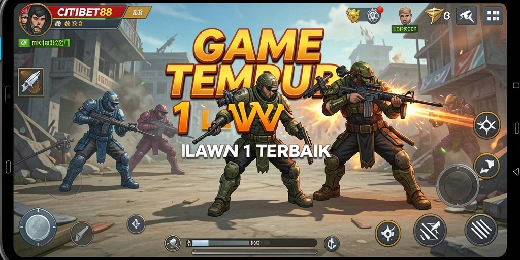 Antarmuka CITIBET88 dalam pertempuran 1 lawan 1 yang intens.