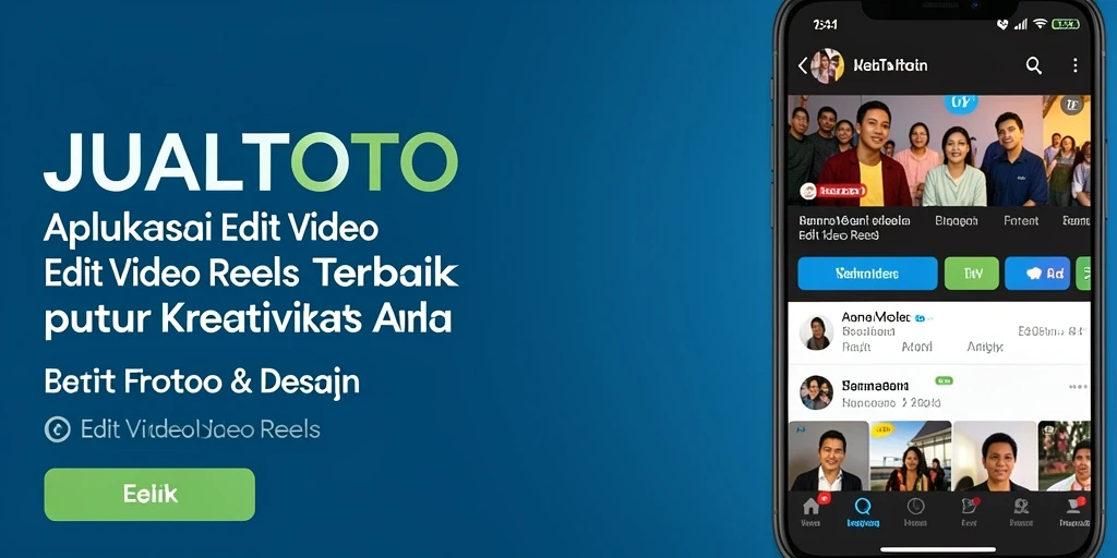 Tampilan antarmuka JUALTOTO untuk Edit Video Reels yang user-friendly.