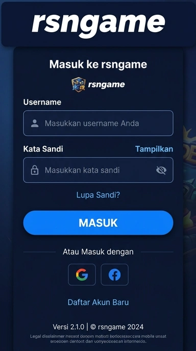 Masuk Akun rsngame dengan Mudah dan Cepat